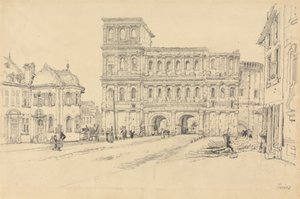 Porta Nigra, Trier by Samuel Prout