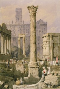 Forumun Görünümü, Roma by Samuel Prout