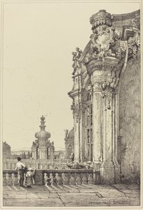 Zwinger Sarayı, Dresden by Samuel Prout