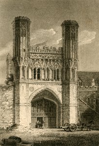 Aziz Augustines Kapısı, Canterbury Kent, 1802.
