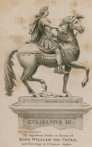 Kral Üçüncü William heykeli, şimdi Londra, St James Meydanı