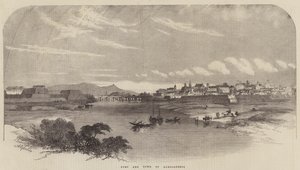 Alessandria Kalesi ve Kasabası by Samuel Read
