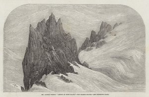 Bay Albert Smith'in Mont Blanc Yükselişi, Grands Mulets by Samuel Read