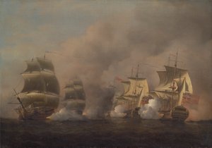 Ümit Burnu açıklarında eylem by Samuel Scott