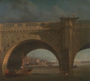 Westminster Köprüsü Kemerleri by Samuel Scott