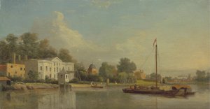 Papa'nın Villası, Twickenham by Samuel Scott