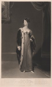 Georgiana Elizabeth Newcastle Düşesi by Samuel William Reynolds