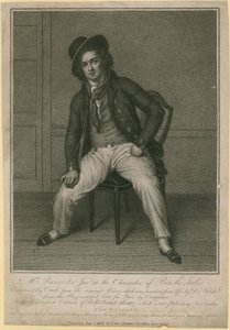 Mr Bannister junior in the character of Ben the Sailor  by Samuel de Wilde