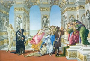 Apelles iftirası by Sandro Botticelli
