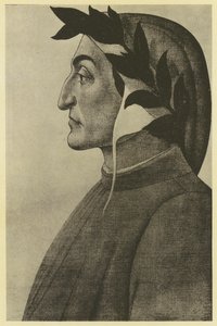 Botticelli: Dante Alighieri (s / b fotoğraf) by Sandro (after) Botticelli