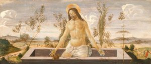 mezardaki İsa by Sandro Botticelli