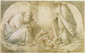 kutsal aile by Sandro Botticelli