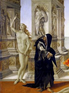 iftira, detay by Sandro Botticelli