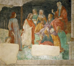 Minerva tarafından bir genç (Lorenzo Tornabuoni?) by Sandro Botticelli