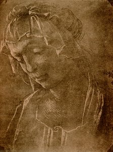 kadın kafa by Sandro Botticelli