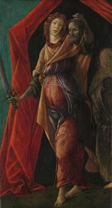 Holofernes Başkanı ile Judith by Sandro Botticelli