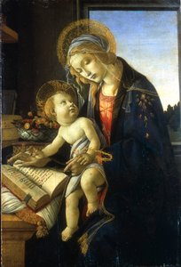 Kitaptaki Madonna ve Çocuk Madonna, 1483. by Sandro Botticelli