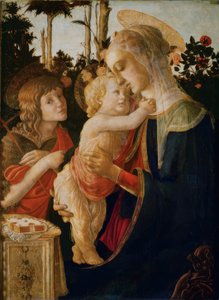 Çocuklu Madonna ve Johannesknaben by Sandro Botticelli