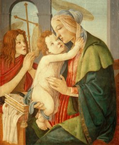 Çocuklu Madonna ve Johannesknaben by Sandro Botticelli