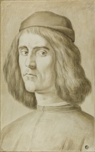 Genç Bir Adamın Portre Büstü by Sandro Botticelli