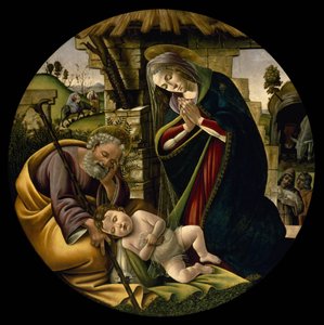 Mesih Çocuğunun Hayranlığı by Sandro Botticelli