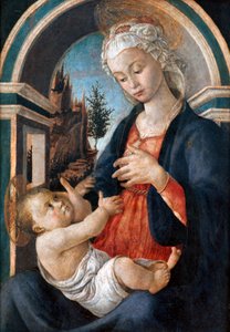 Bakire ve Çocuk, c1444-1510 by Sandro Botticelli