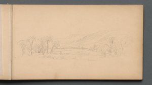 Eskiz defteri, sayfa 06: Gorham Maine, 1859. by Sanford Robinson Gifford