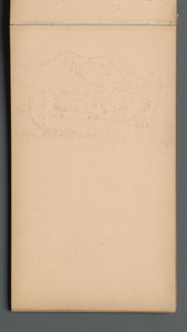 Eskiz defteri, sayfa 08: Carter Mountian, 1859. by Sanford Robinson Gifford
