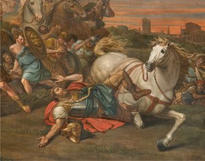 Kuzey transeptli karşı cephenin karşısındaki duvar, Sante Legnani, Saul 1814