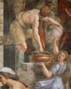 Borgo'da yangın by Sanzio of Urbino (workshop) Raphael