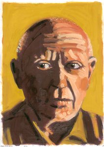 Pablo Picasso, 2008 (kağıt üzerine yağlı boya)