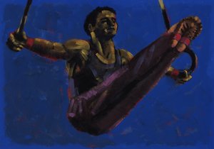 Yüzükler, 2009 (akrilik) by Sara Hayward