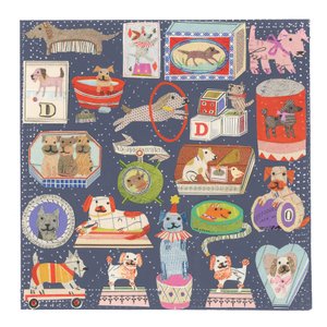 D Is For Dog, 2022 (kesme kolaj) by Sarah Battle