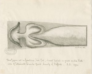Tettenhall Kilisesi - Mezar kapağı: izleme by Sarah Clifford Fernyhough