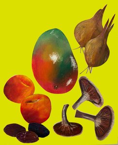Meyve ve sebzeler,2020,kesilmiş by Sarah Thompson Engels