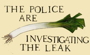 Polis sızıntıyı araştırıyor by Sarah Thompson Engels