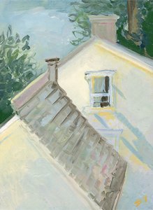 Altın Işık, c.2020 (tuval üzerine yağlıboya) by Sarah Tudor