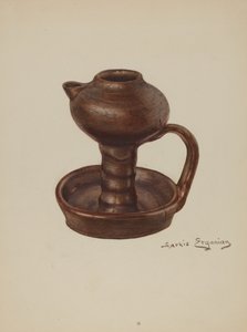 Gres Lambası, c. 1939. by Sarkis Erganian