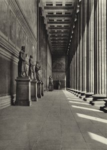 Berlin: Altes Müzesi; Eski Müze (s/b fotoğraf) by Sasha Stone