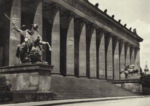 Berlin: Altes Müzesi; Eski Müze (s/b fotoğraf)