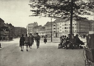 Berlin: Bulow-Platz (s/b fotoğraf) by Sasha Stone