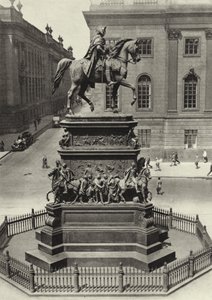 Berlin: Büyük Frederick Anıtı; Büyük Frederick Anıtı (s/b fotoğraf) by Sasha Stone