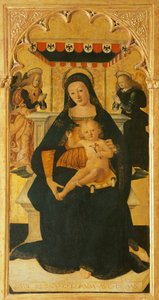 Madonna ve Çocuk Tahta Çıktı by Saturnino Gatti