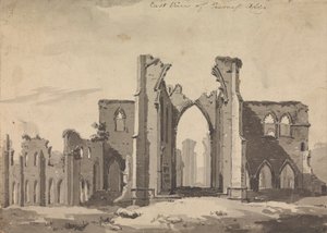 Furness Manastırı'nın Doğu Görünümü by Sawrey Gilpin