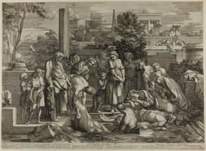 Merhamet Eserlerinden Ölüleri Gömmek için by Sébastien Bourdon