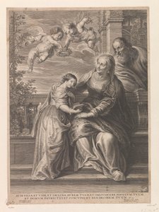 Maria, ebeveynleri Anna ve Joachim ile birlikte