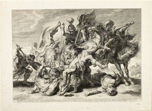 Aslan Avı by Schelte Adamsz. Bolswert