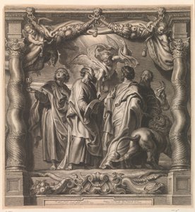 dört evangelist by Schelte Adamsz. Bolswert