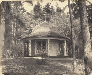 Moskova yakınlarındaki ormanda çardak by Scherer and Nabholz