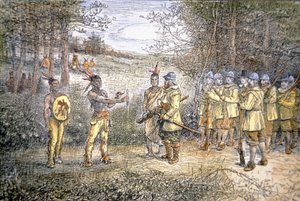 Kaptan Miles Standish, 1621